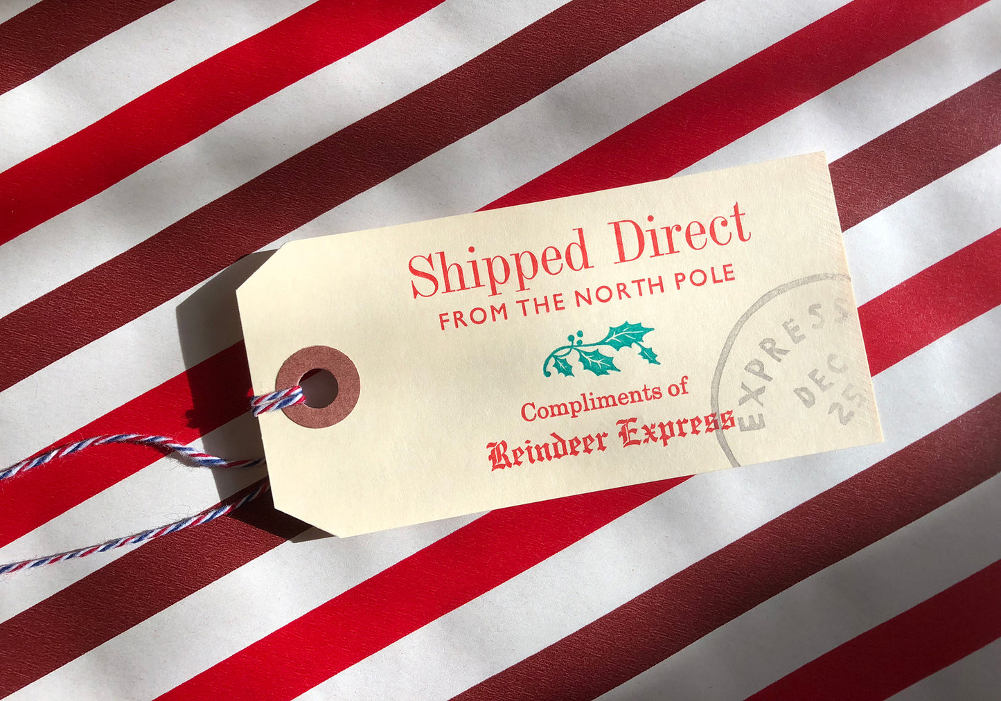 Shipped Direct Christmas Tag