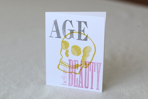 Age Before Beauty (Card)