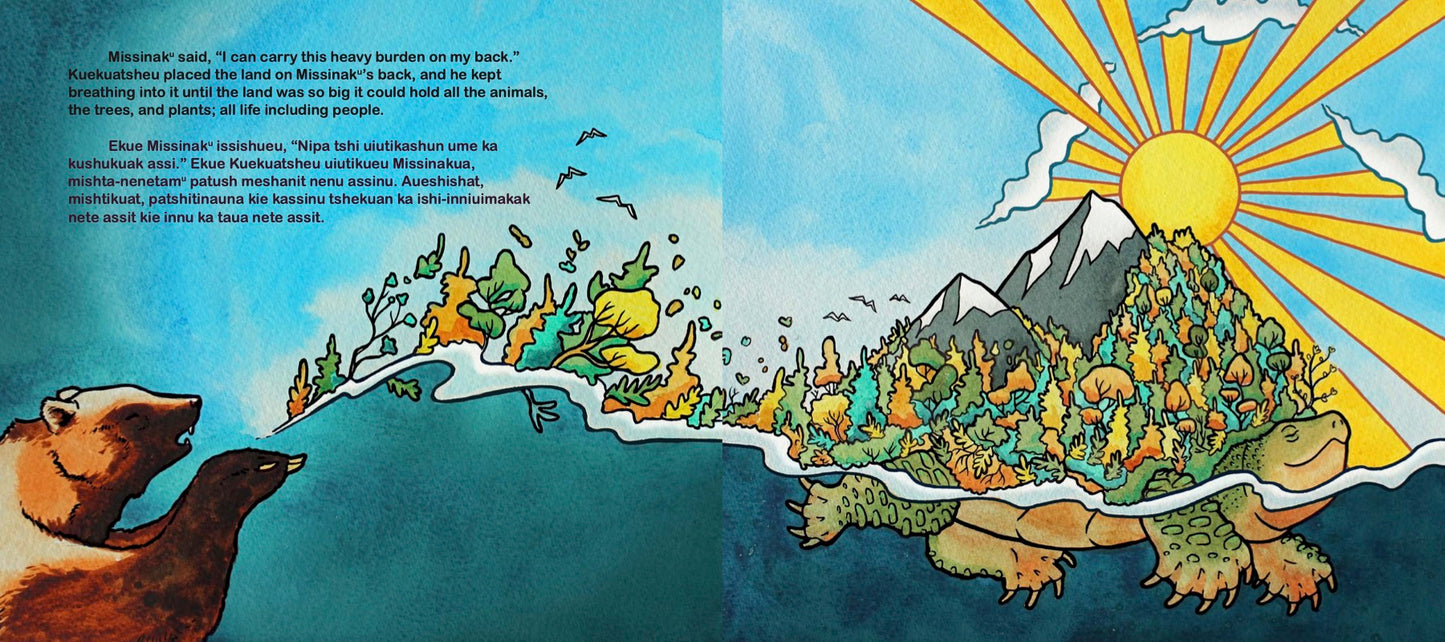 Kuekuatsheu Creates the World (ebook, Sheshatshiu dialect)