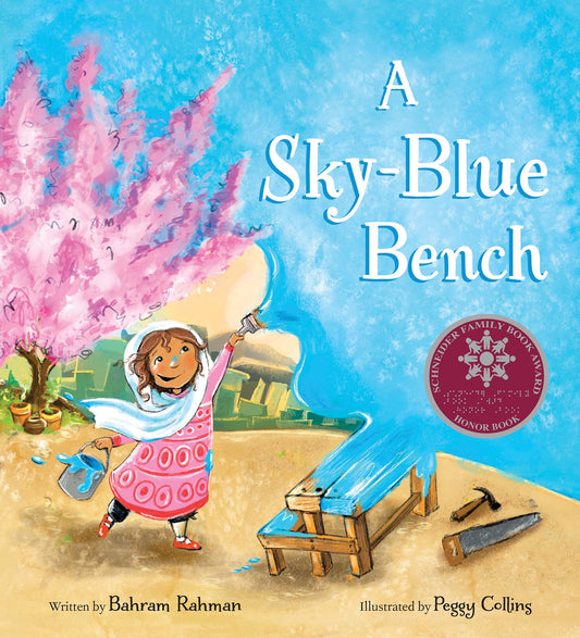 Sky-Blue Bench