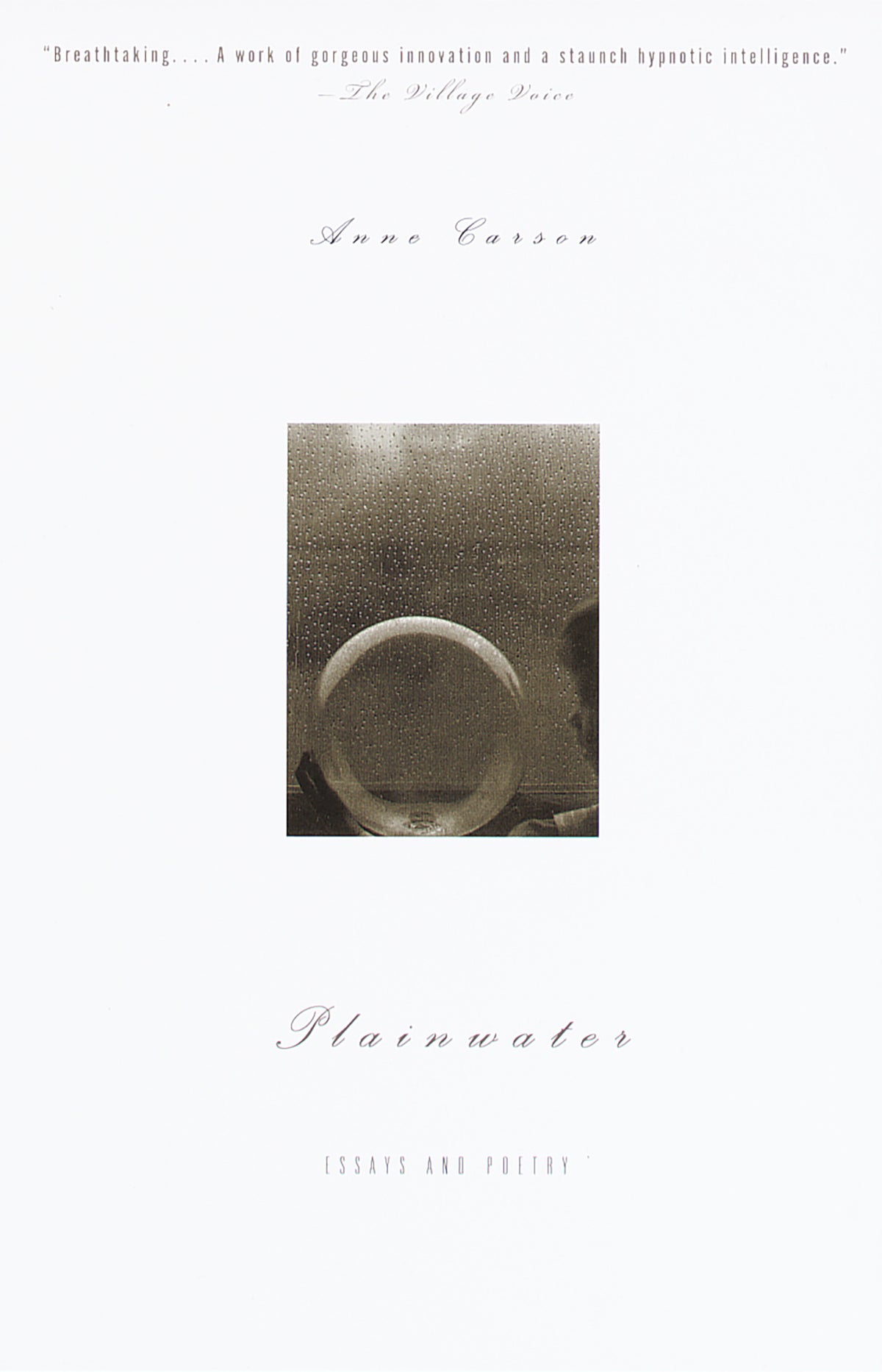 Plainwater: Essays and poetry