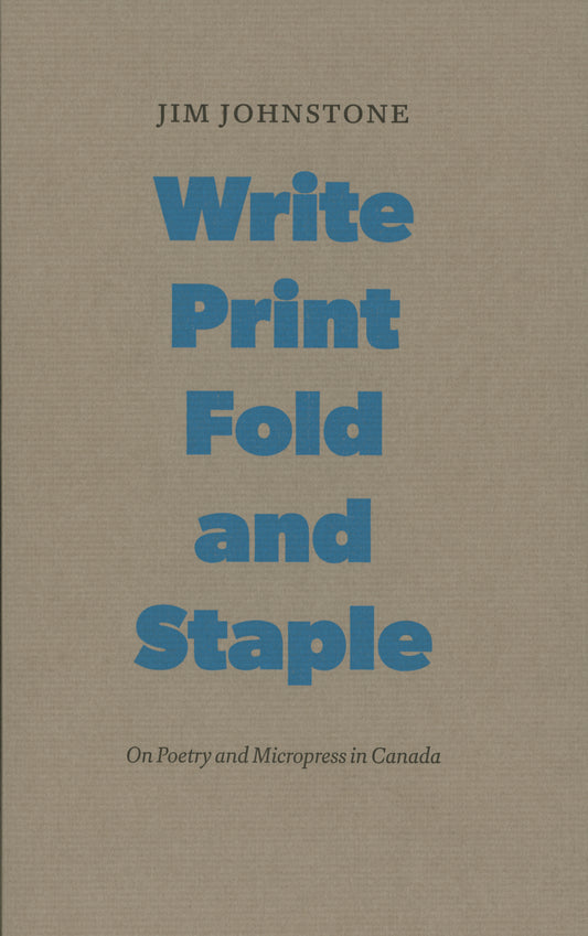 Write, Print, Fold and Staple