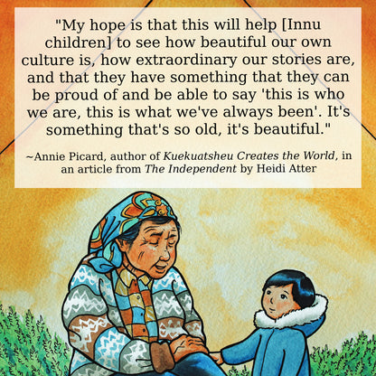 Kuekuatsheu Creates the World (ebook, Sheshatshiu dialect)