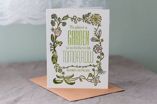 To Plant a Garden (Card)