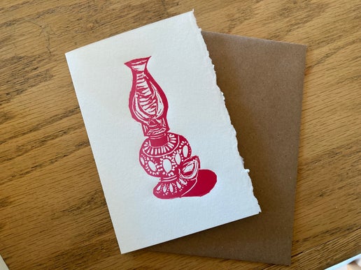 Oil Lamp (Card)