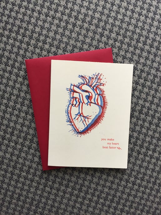 You Make My Heart Beat Faster (Card)