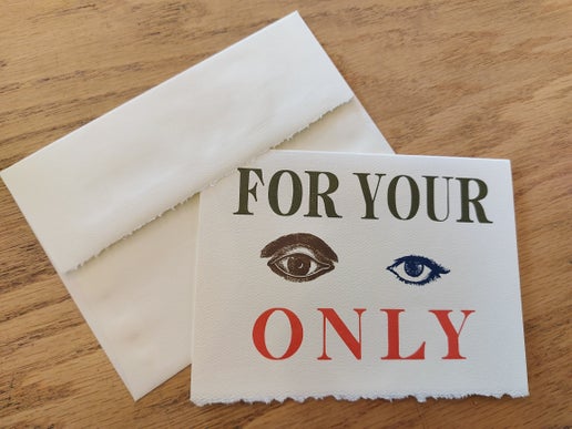 For Your Eyes Only (Card)